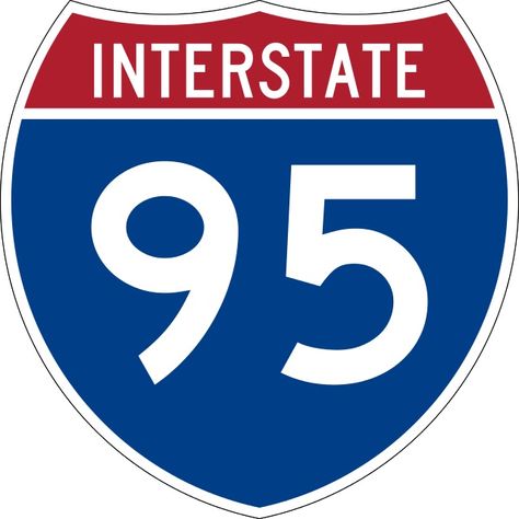 Interstate 95 in Georgia goes from South Carolina Line to Florida Line Interstate Highway, Indoor Skydiving, Baltimore County, Shield Logo, Traffic Signs, Road Signs, Pinterest Logo, Grow Business, Way Of Life