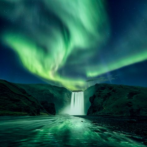 Aurora Lights, Best Travel Insurance, Skogafoss Waterfall, Northern Lights (aurora Borealis), Iceland Waterfalls, Aurora Borealis Northern Lights, Have Inspiration, The Aurora, Location Photography