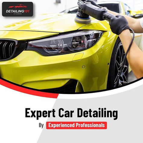 Experience top-notch car detailing service in Pakistan with a passion for cars and a commitment to excellence. We provide meticulous attention to detail, advanced techniques, and eco-friendly practices to make your vehicle shine like new. Enjoy the convenience of our home service, delivering the ultimate care for your prized possession. Car Detailing Services Posts, Car Detailing Studio, Automotive Ads, Hand Car Wash, Interior Detailing, Car Wash Services, Headlight Restoration, Clean Car, High Gloss Paint