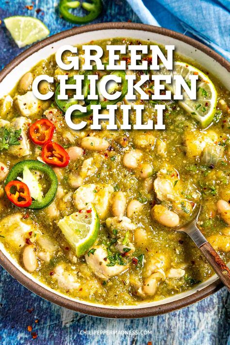 Green Chili Chicken Healthy, Green Chili Chicken Casserole Crockpot, White Chicken Verde Chili, Colorado Chicken Green Chili, Green Hatch Chili, Colorado Green Chili Recipes Denver, Green Chili Verde Chicken, Easy Green Chicken Chili, Chilly Dinner Ideas