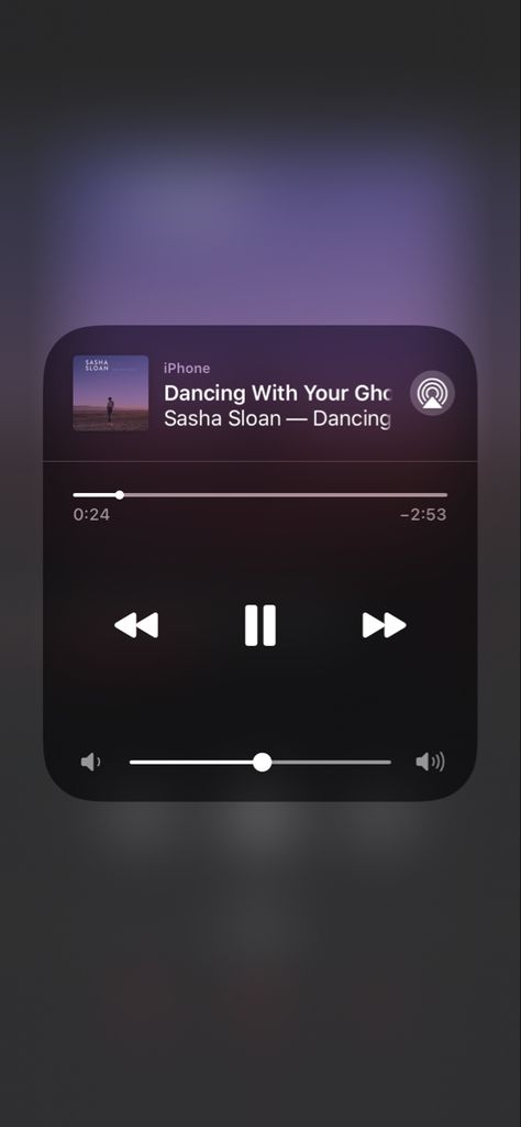 Dancing With Your Ghost, Sasha Sloan, Dance With You, Dancing, Ghost, Lockscreen Screenshot, Iphone