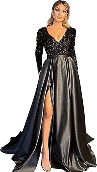 Long Sleeve Prom Dresses, Sequin Prom Dresses Long, Sleeve Prom Dresses, Long Sleeve Ball Gowns, Satin Ball Gown, Style Pictures, Sleeveless Bridesmaid Dresses, Prom Dresses With Pockets, Boho Wedding Dress Lace