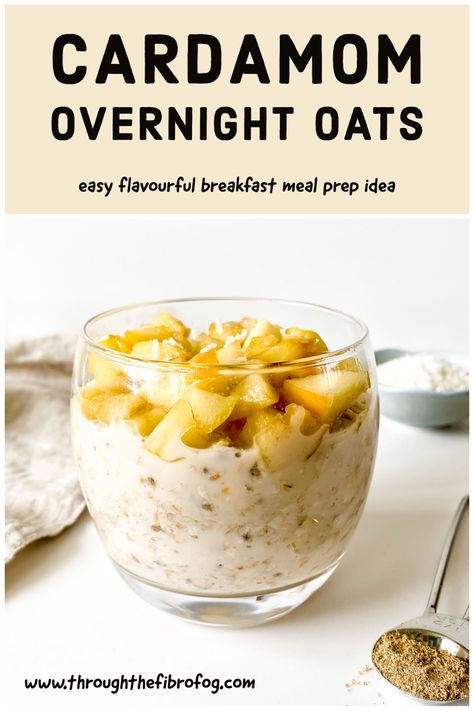 Low Histamine Snacks, Histamine Food List, Cardomom Recipes, Low Histamine Meals, Low Histamine Breakfast, Overnight Oats Easy, Honey Almond Granola, Apple Topping, Cardamom Recipe