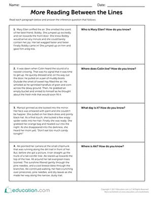 Fifth Grade Reading, Reading Main Idea, Line Plot Worksheets, Lines Worksheet, Read Between The Lines, Supporting Details, Problem Based Learning, 5th Grade Reading, Reading Between The Lines