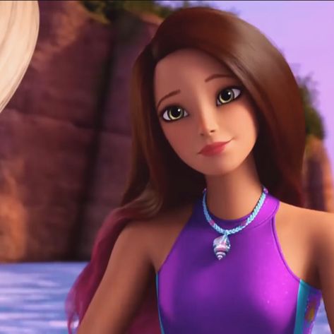 Barbie Dolphin Magic, Barbie Swimsuit, Pelo Cafe, Mermaid Movies, Barbie Disney, Mermaid Cartoon, Barbie Hairstyle, Disney Barbie, Mermaid Barbie