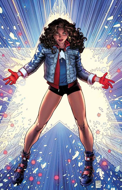 America #2 Variant - Arthur Adama Ms America, Arthur Adams, Miss Marvel, Marvel Young Avengers, America Chavez, Young Avengers, Marvel Fan Art, Uncanny X-men, Miss America