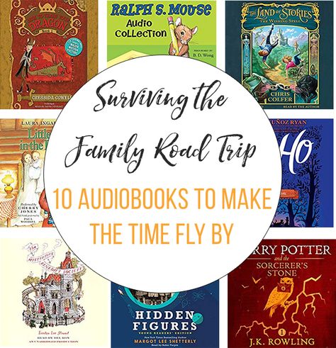 Audiobooks provide hours of entertainment on road trips with kids. Here is a list of our top 10 audiobooks that have proven to be family favorites. #audiobook #roadtrip The Mysterious Benedict Society, The Land Of Stories, Thriving Home, Scottish Accent, Survivor Quotes, Beverly Cleary, Best Audiobooks, Family Road Trip, John Wilson