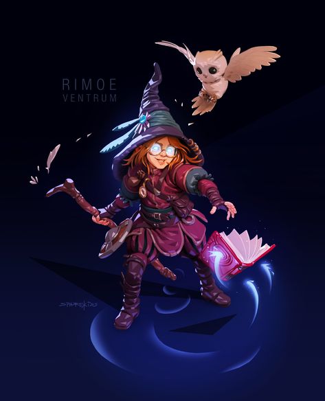 ArtStation - Gnome Wizard Gnome Dnd, Dnd Warlock, Gnome Wizard, Dnd Wizard, Female Gnome, D D Character Ideas, Pathfinder Character, Dungeons And Dragons Characters, Dnd Art