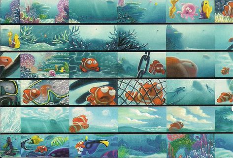 Finding Nemo concept art by Ralph Eggleston, via hlynncruz at Flickr Disney Stores, Disney Babies, Raising Twins, Babies Stuff, Cars Disney, Names Baby, Animation Storyboard, Disney Nursery, Christmas Disney