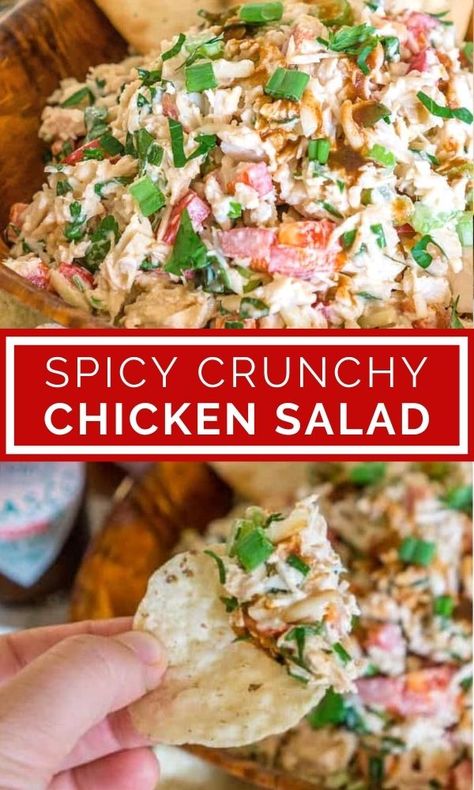 Chicken Salad With Vegetables, Chicken Salad And Crackers, Leftover Chicken Salad What To Do With, Recipes For Cooked Chicken Leftovers, Leftover Chicken Salad Recipes, Leftover Chicken Ideas, Leftover Chicken Salad, Chicken Lunch Ideas, Ultimate Chicken Salad