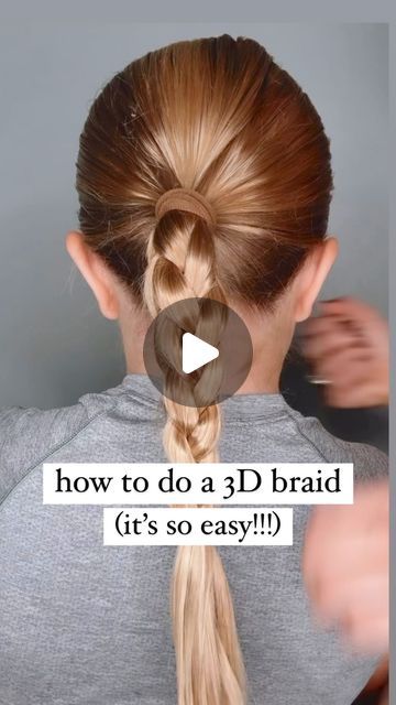 Audrey McClelland on Instagram: "HOW TO DO A 3D BRAID 💕 I had no idea how easy this braid was to do! I always thought it was just super complicated, but I am so glad to know I was wrong! This is such a pretty one and looks so COOL when it’s done! I had a little girl in our neighborhood ask me to do it in her hair, too! 🥰 Thank you @easytoddlerhairstyles for the inspiration and tutorial! ❤️
.
✨✨✨ Using hairstyling cream at the beginning, definitely helps keep the hair smooth as you create it. Let me know in the comments if I can share the information your way for the one we use (and love!). ❤️ 
.
#hairdo #braidideas #braidinspo #braidinspiration #braid #simplehairstyles #simplehair #simplehairstyle #easyhairstyles #easyhairstyle #easyhairstylesforgirls #cutehairstyles #cutehair #hairvideo How To Do A 3d Braid, How To Do A Braid, How To Braid Your Own Hair, 3d Braid, Braid Inspiration, Hair Smooth, I Was Wrong, Hair Cream, Smooth Hair