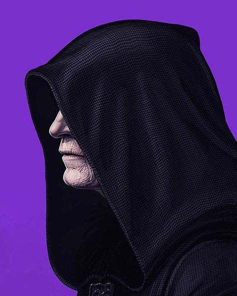 Star Wars: Return of the Jedi - The Emperor Mike Mitchell, Darth Sidious, Emperor Palpatine, Star Wars, Instagram, Black