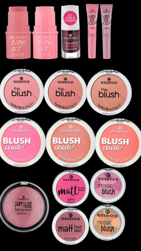 essence blushes Essence Blush, Essence Make Up, F1 Merch, Essence Makeup, Lots Of Makeup, Workout Equipment, Makeup Items, Makeup Essentials, Blush Makeup