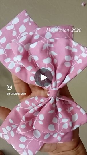 Fabric Bows Diy, Bow Stitching, Fabric Bow Tutorial, Clove Hitch Knot, Fabric Flower Headbands, Girls Hair Bows Diy, Bow Diy, Hair Bow Tutorial, Best Bow