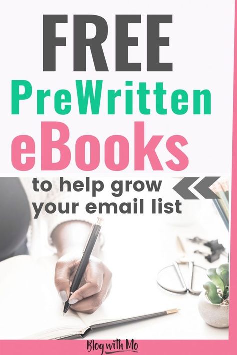 Did you know you can buy prewritten ebooks for you blog? Even better, download these FREE PLR ebooks and use them to grow your email list! Get all the content you need to write blog posts, use in your email marketing and your social media marketing with private label rights, I'll show you how #blogging #blog101 #plr #ebooks Writing Websites, Ebook Promotion, Money Making Machine, Writing Blog, Ebook Writing, Content Planner, Free Content, Writing Blog Posts, Writing Styles