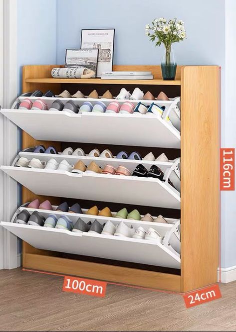 Entryway shoe storage