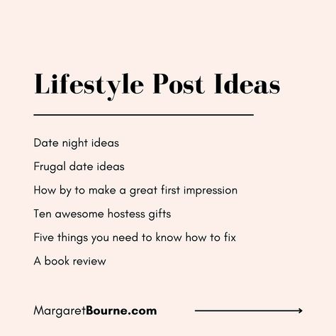 What to write, what to write… I’ve curated a list of lifestyle blog posts - general lifestyle topics and specific lifestyle sub-niche topics for you to consider for your blog. If you’re stuck, you may find something in this list. Content creation sometimes needs a little bit of inspiration. As a blogger, I sometimes get stuck and need fresh ideas. 👉 Want to see the complete list of ideas? Head to my link in my profile for the blog post link. Happy writing! #contentgeneration #cont... Lifestyle Content Ideas, Lifestyle Topics, What To Write, Of Ideas, Content Creation, Self Discovery, My Profile, Submarine, Lifestyle Blog