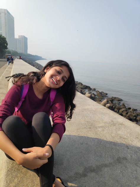 sitting at marine drive Mumbai Trip, Creative Instagram Names, Couples Hidden Face Pics, Marine Drive, Cute Outfits With Jeans, Snapchat Picture, Beautiful Dresses For Women, Aesthetic Photography Nature, Cute Love Couple Images