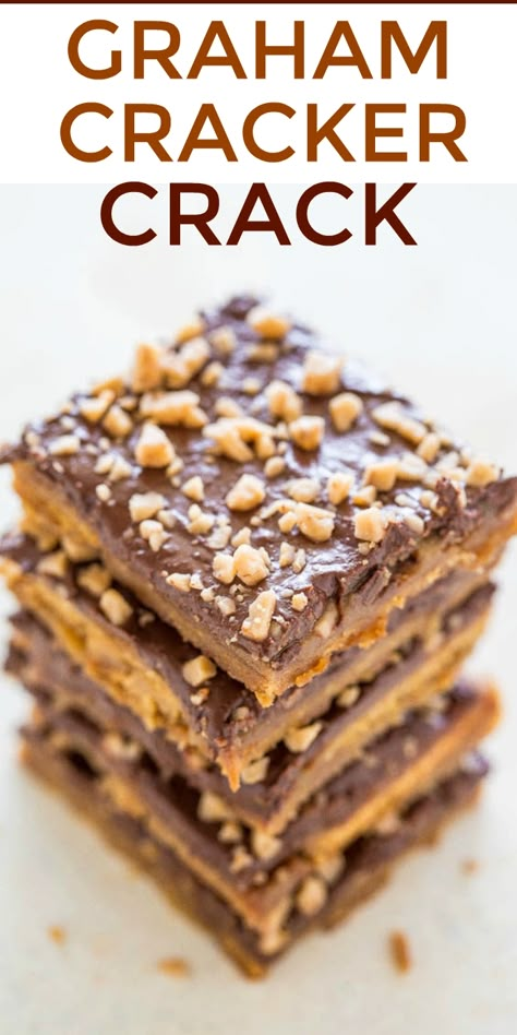 Graham Cracker Toffee, Saltine Toffee, Graham Cracker Recipes, Cracker Toffee, Toffee Bars, Giada De Laurentiis, Cracker Recipes, Chocolate Caliente, Köstliche Desserts