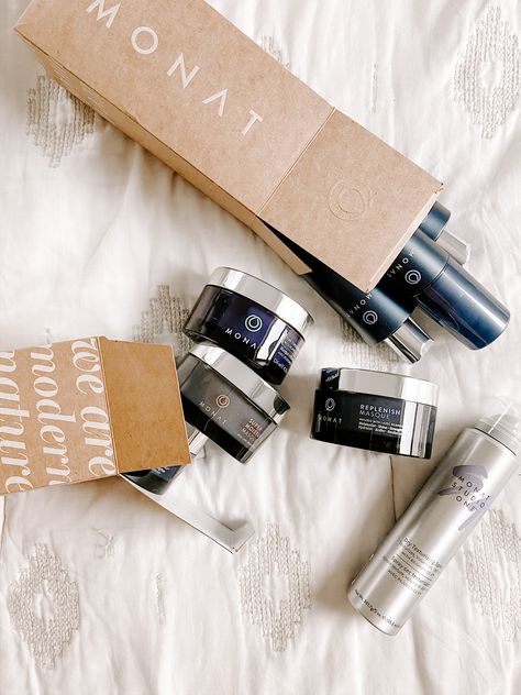 Monat Photography, Monat Aesthetic Wallpaper, Monat Haircare Aesthetic, Monat Flat Lay, Monat Logo, Monat Shampoo Aesthetic, Monat Products Aesthetic, Monat Products Pictures, Monat Hair Products Aesthetic