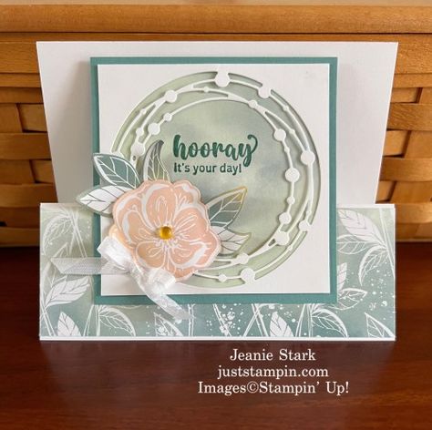 Irresistible Blooms, Handmade Party Favors, Stampin Pretty, Stamping Ideas, Fancy Folds, Card Kits, Graduation Cards, Fun Fold Cards, Congratulations Card