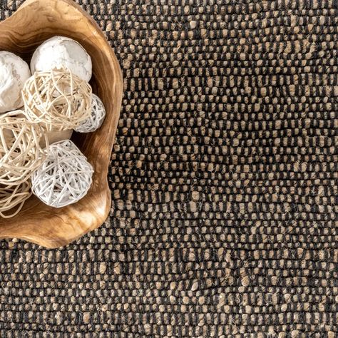 Beachcrest Home Helton Farmhouse Handmade Flatweave Jute/Cotton Beige Rug & Reviews | Wayfair Textured Rug, Charcoal Rug, Jute Area Rugs, Rug Texture, Cotton Area Rug, Natural Fiber Rugs, Rustic Farmhouse Style, Rugs Usa, Natural Jute