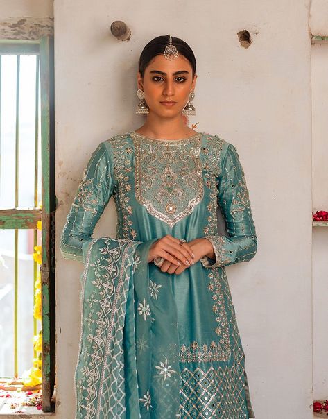 Iqra Aziz Dresses, Kurti And Sharara, Nikkah Outfit, Faiza Saqlain, Silk Kurti, Bridal Elegance, Sharara Set, Silk Trousers, Pakistani Dress Design