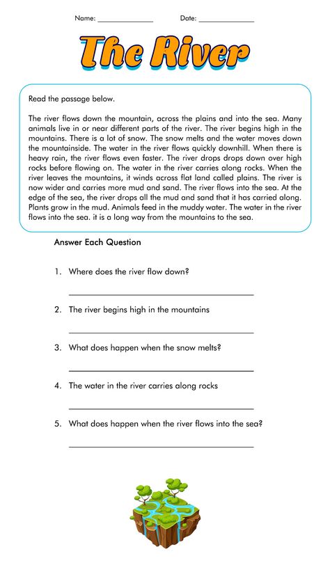 3rd Grade Reading Comprehension Worksheets with Questions 3rd Grade English Worksheets Reading Comprehension, Grade 6 Reading Comprehension Worksheets With Questions, Sixth Grade Reading Comprehension, 3rd Grade English Lessons, Reading Practice Worksheets For Grade 3, 3rd Grade Reading Comprehension Lesson, Grade 4 English Worksheets Reading Comprehension, Comprehension For Grade 6 With Questions, Third Grade Comprehension Activities