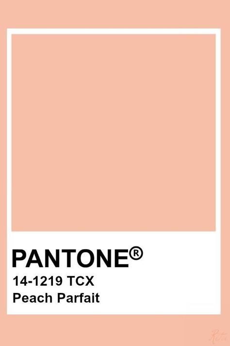 Pantone Peach Shades, Peach Pantone, Pantone Shades, Interior Design Bedroom Master, Peach Color Palette, Peach Shades, Pantone Tcx, Peach Parfait, Pantone Color Chart