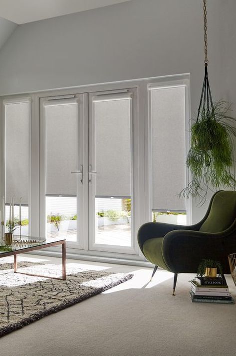 Full Length Window Blinds, Blinds For Patio Doors, Patio Door Window Treatments, Kitchen Patio Doors, Blinds For French Doors, Blinds For Windows Living Rooms, Patio Door Blinds, Door Shades, Patio Windows