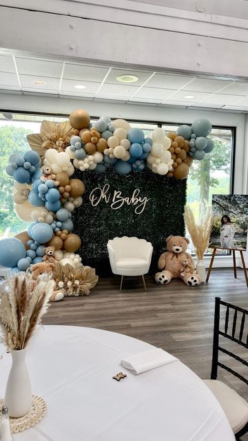 Teddy Bear Theme Backdrop, Teddy Bear Balloon Backdrop, We Can Barely Wait Backdrop, Bear Theme Backdrop, Teddy Bear Theme Party Decorations, Teddy Bear Baby Shower Theme Boy, Teddy Bear Baby Shower Backdrop, Teddy Bear Backdrop, Bear Baby Shower Backdrop