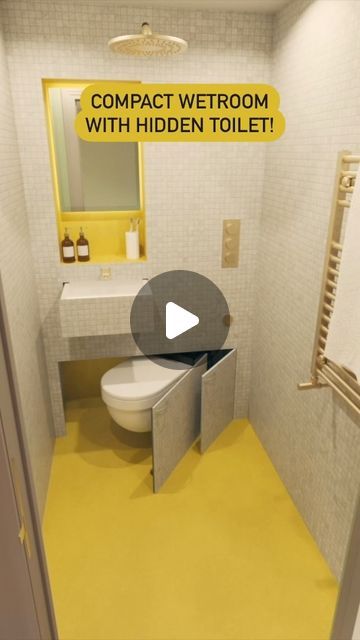 Hidealoo on Instagram: "Super compact wet room toilet design!  No space for a toilet in your wetroom? The Hidealoo is a space saving retractable mechanism which enables users to store away their toilet into storage or a cavity when not in use!   Visit the link in our bio to find out more…  #wetroom #wetrooms #wetroomshower #wetroomdesign #smallbathroom #smallbathroomdesign #smallbathroomideas #toilet #toiletdesign #plumbing #smallhome #ikea #plumbinglife" Hidden Toilet, Wet Room Bathroom, Wet Room Shower, Wet Room, Toilet Design, Small Bathroom Design, Thinking Outside The Box, Wet Rooms, Small Home