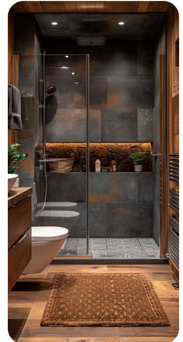 Small Spa Bathroom, Ultimate Bathroom, Bathroom Interior Design Modern, Small Bathroom Layout, Bathroom Design Layout, Bathroom Design Inspiration, Bathroom Design Decor, Rustic Bathrooms, Bathroom Design Luxury