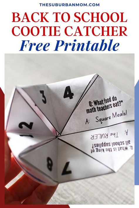 Fortune Teller Game, Printable Diy Crafts, Cootie Catcher, Suburban Mom, Toddler Craft, Easy Toddler Activities, Social Emotional Learning Activities, Fun Printables, Kids Learning Activities