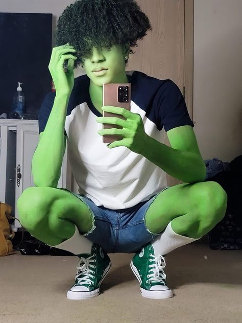 Beastboy Costume, Beastboy Cosplay, Beast Boy Cosplay, Boy Cosplay, Beast Boy, Male Cosplay, Teen Titans, Halloween Ideas, Halloween Costume