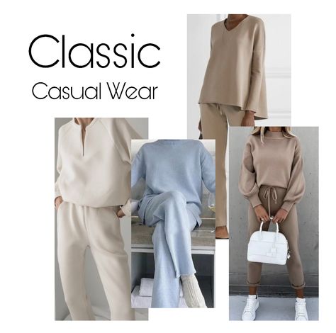 Casual/ athleisure inspiration for the Classic Essence. Ethereal Essence Style Casual, Ethereal Essence Style, Kitchener Essence, Apple Body Shape Outfits, Classic Essence, Classic Style Icons, Athleisure Inspiration, Style Essence, Ethereal Essence