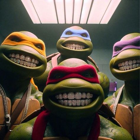 Tmnt Wallpaper, Turtle Wallpaper, Dope Cartoons, Instagram Cartoon, Ninja Turtles Art, Swag Cartoon, Cartoon Character Pictures, Dope Cartoon Art, Cool Wallpapers Cartoon