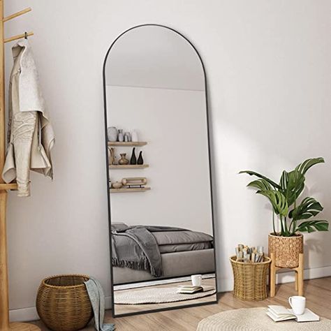 Amazon.com: Arched Full Length Mirror, 65 "x 22" Floor Mirror with Stand, Full Body Mirror, Arch Mirror Full Length, Freestanding, Wall-Mounted or Leaning (Gold) : Home & Kitchen Large Rectangle Mirror, Arched Full Length Mirror, Arched Floor Mirror, Full Length Mirror Stand, Floor Length Mirror, Dressing Room Decor, Full Length Mirrors, Freestanding Mirrors, Mirror Wall Living Room