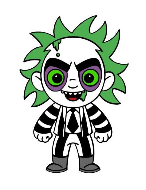 Cute Emo Drawings Easy, Beetle Juice Characters, Beetle Juice Drawing Easy, Beetlejuice Printables, Beetlejuice Drawing Easy, Beetle Juice Painting, Beetlejuice Sketch, Beetlejuice Clipart, Beetlejuice Drawings