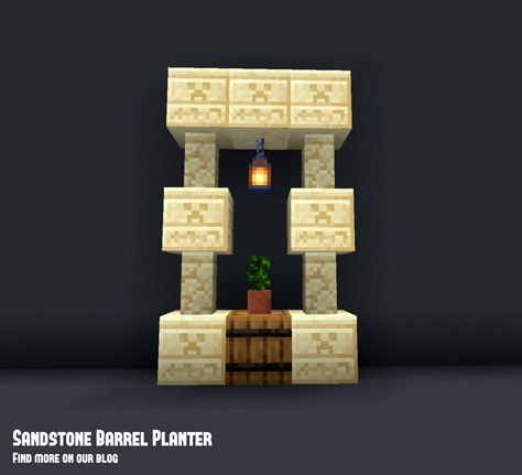 Mincraft Idea Desert, Minecraft Desert Interior Design, Minecraft Desert Design, Desert Well Minecraft, Minecraft Desert Interior, Minecraft Desert House Interior, Desert Ideas Minecraft, Sandstone Minecraft Builds, Minecraft Desert Decoration