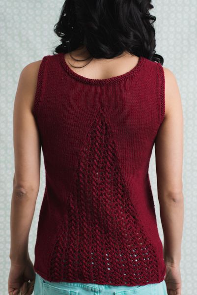 Bali Lace Tank Top - I Like Knitting Tank Top Knitting Pattern, Top Knitting Pattern, Knit Top Patterns, Knit Summer, Tank Top Pattern, Knitted Tops, Lace Tank Top, Lace Panelled, Lace Tank