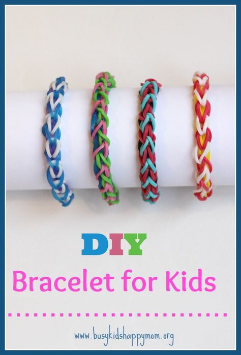 Rainbow Loom Tutorial - VIDEO created and designed by a 9 year old boy.  Are your kids into the latest craze (that actually promotes fine motor skills and keeps them off of electronics)? Easy Rainbow Loom Bracelets, Rainbow Loom Bracelets Easy, Rainbow Loom Bracelet, Fun Projects For Kids, Fun Indoor Activities, Writing Prompts For Kids, Rainbow Loom Bracelets, Project For Kids, Loom Bracelet