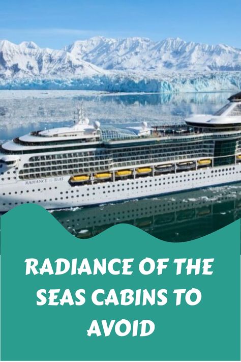 Radiance of the Seas Cabins to Avoid Radiance Of The Seas, Dream Cruise, Cool Deck, Large Balcony, Royal Caribbean Cruise, Deck Plans, Alaska Cruise, Small Cabin, Caribbean Cruise