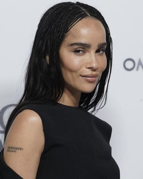 Zoe Kravitz Braids, Zoe Isabella Kravitz, Omega Aqua Terra, Zoë Kravitz, Tree Braids, Somerset House, Aqua Terra, Black Actors, Zoe Kravitz