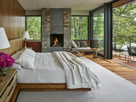 Celebrity Interior Design, Modern Rustic Bedrooms, Indie Room, Rustic Bedroom, Main Bedroom, Dream Home Design, 인테리어 디자인, Modern Bedroom, In The Middle