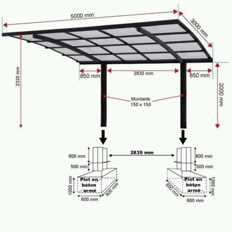 Cantilever Car Parking Business Humor, Cantilever Carport, Carport Aluminium, Car Porch Design, Roofing Design, Roofing Business, Roofing Tiles, Car Shed, Loft Conversions