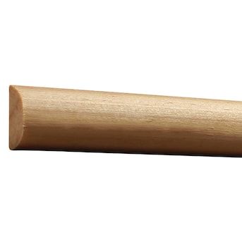 RELIABILT 3/8-in x 11/16-in x 8-ft Unfinished Pine Half Round Moulding in the Shoe & Round Moulding department at Lowes.com Half Round Moulding, Round Moulding, Flooring Projects, Blue Forest, Wood Trim, Carpentry, Living Room Office, Forest, Trim