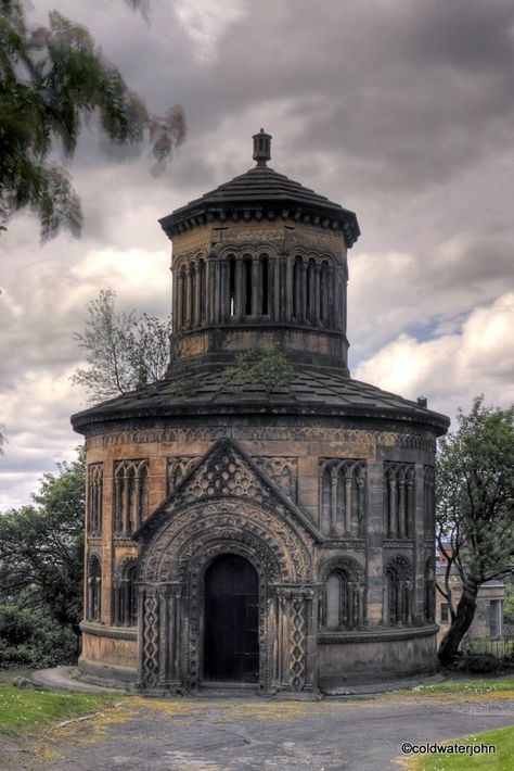 Major Archibald Douglas Monteath Mausoleum, Glasgow Necropolis, Glasgow, Scotland, UK Scotland Architecture, Glasgow Necropolis, Old Cemeteries, Glasgow Scotland, Abandoned Buildings, Scotland Travel, British Isles, Discover The World, Abandoned Places