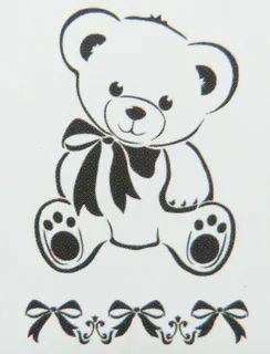 Yandex Images: search for similar images Teddy Drawing, Bear Stencil, Teddy Bear Drawing, Teddy Bear Crafts, Idee Cricut, Fabric Painting Techniques, Grandparenting, Bear Silhouette, Bear Drawing