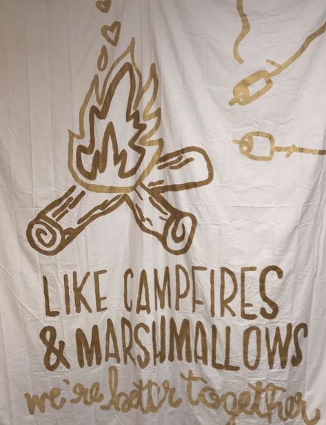 Two toned metallic gold and glitter, great for COB events/ big little reveals/ sisterhood activities  #glitter #banner #alphaxidelta #sorority #campfires Sorority Activities Events, Sorority Retreat Activities, Sorority Parents Weekend Activities, Sisterhood Ideas Sorority, Cob Events Sorority, Sorority Sisterhood Ideas, Sorority Bonding Activities, Sorority Event Ideas, Sorority Sisterhood Events